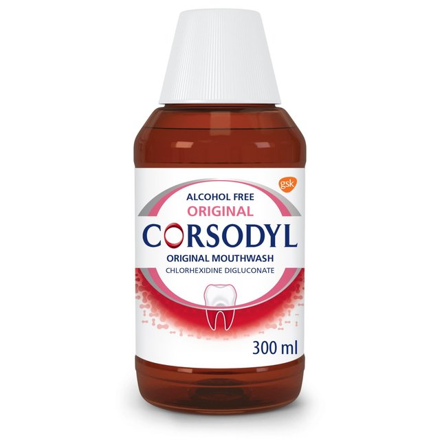 Corsodyl 300ml Original 0.2% Alcohol Free Mouthwash