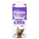 TopLife Lactose Reduced Cows Milk for Cats