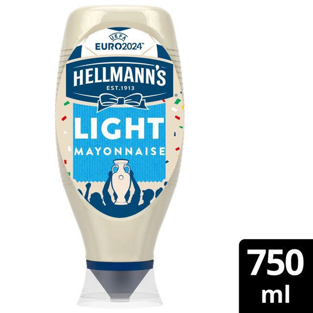 Hellmann’s Light Squeezy Mayonnaise, 750ml