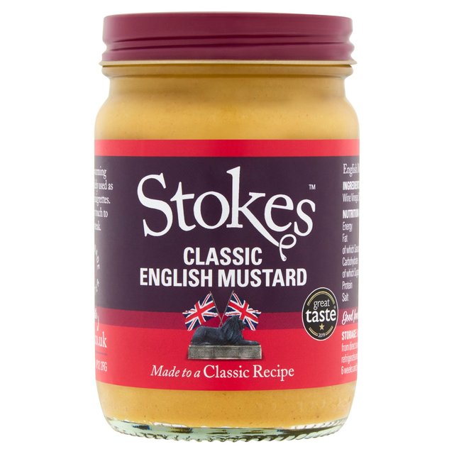 Stokes Gluten-free Classic English Mustard, 185g