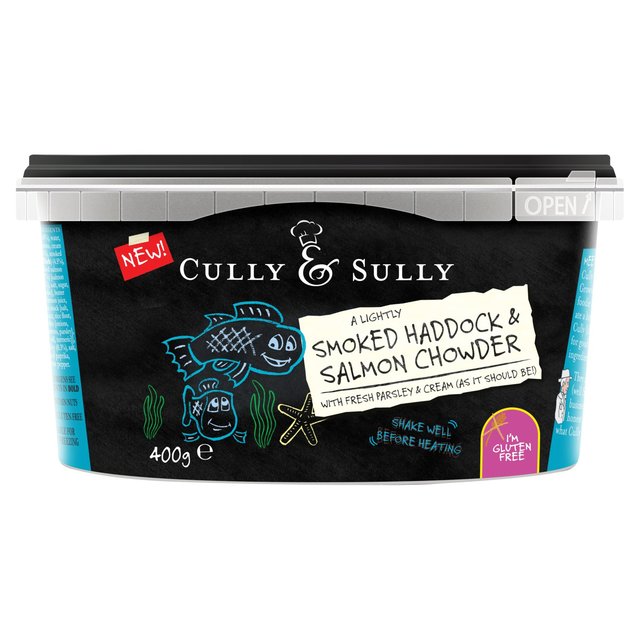 Cully & Sully Smoked Haddock & Salmon Chowder Soup, 400g