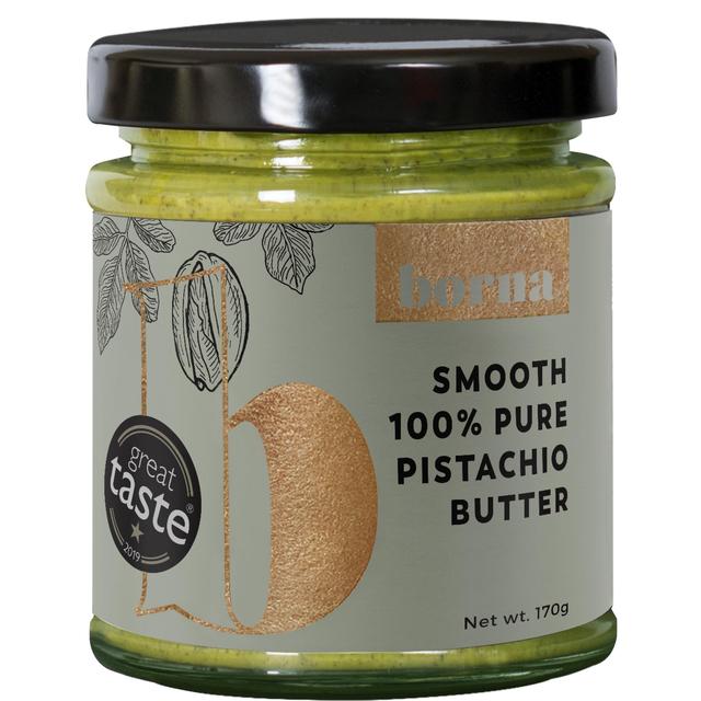 Borna Foods High in Fibre Smooth 100% Pistachio Butter, 170g