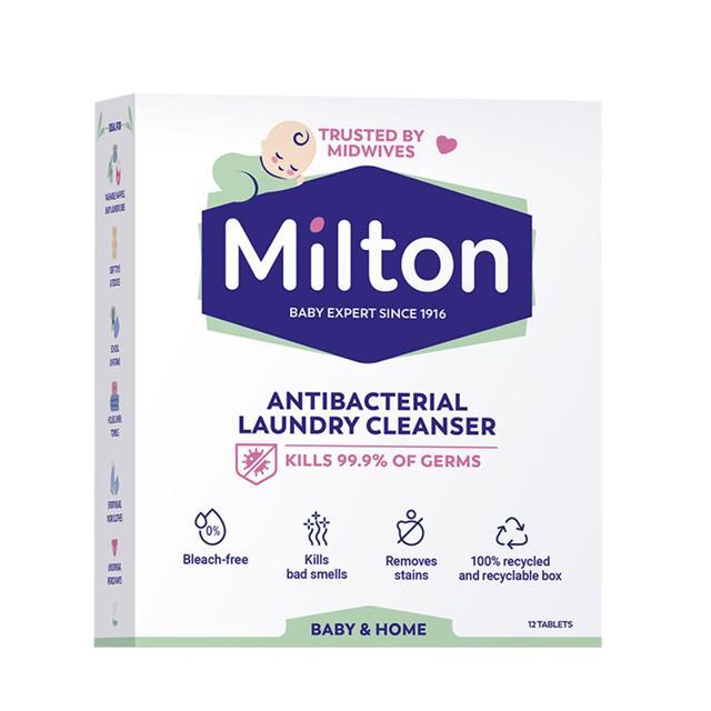 Milton Antibacterial Laundry Tablets, 12 Per Pack
