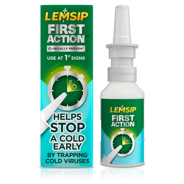 Lemsip First Action Cold and Flu Nasal Spray, 20ml