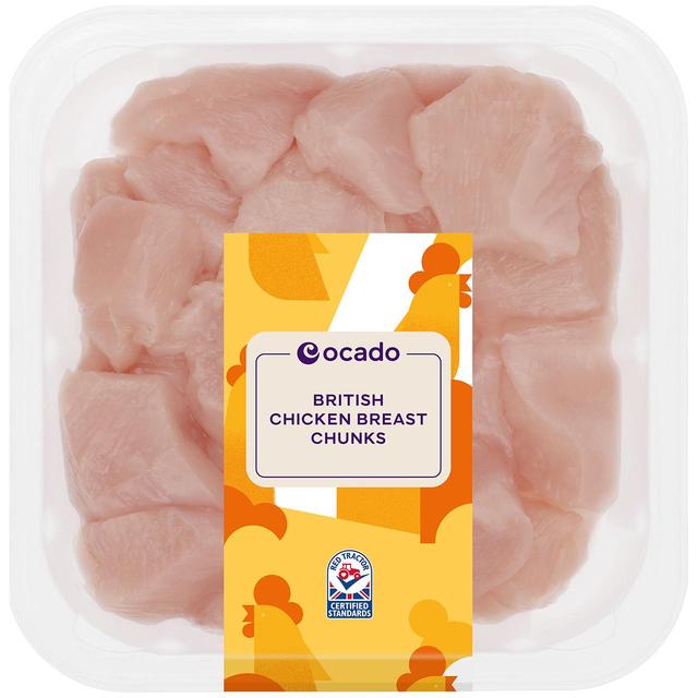 Ocado British Chicken Breast Chunks, 450g