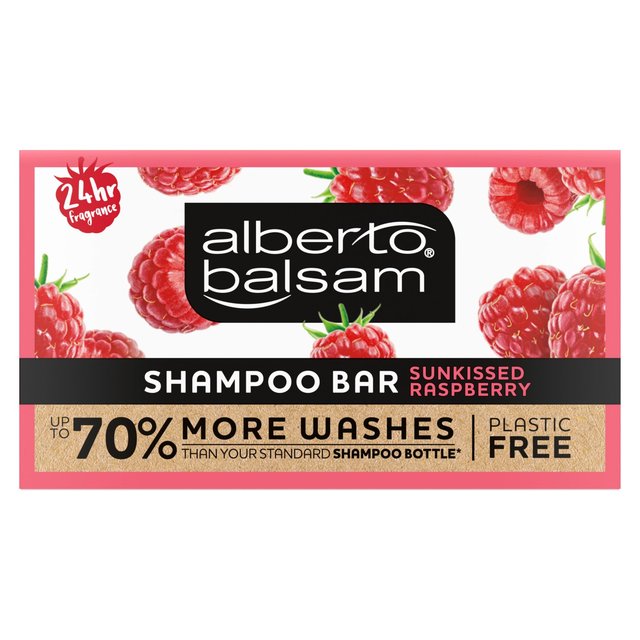 Alberto Balsam Sunkissed Raspberry Shampoo Bar, 75g