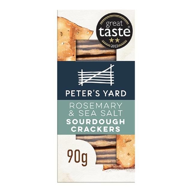 Peter’s Yard Rosemary & Sea Salt Sourdough Crackers, 90g