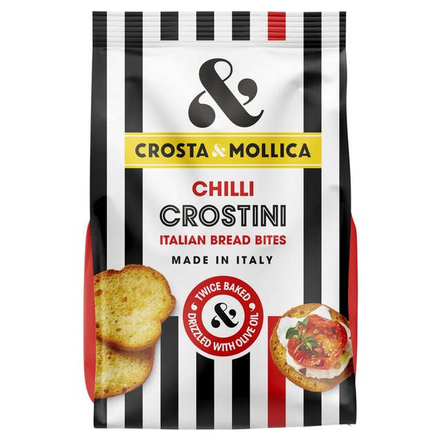 Crosta & Mollica Chilli Crostini Toasted Bread, 150g