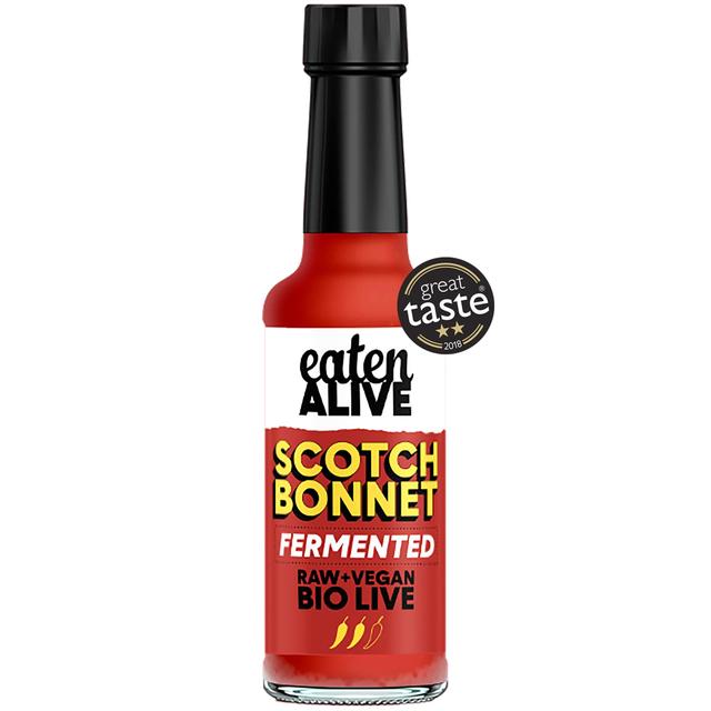 Eaten Alive Scotch Bonnet Fermented Hot Sauce, 150ml