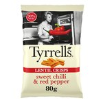 Tyrrells Lentil Sharing Crisps Sweet Chilli & Red Pepper