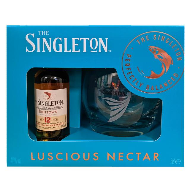 Singleton 12 YO Single Malt Scotch Whisky With Glass Giftpack, 5cl
