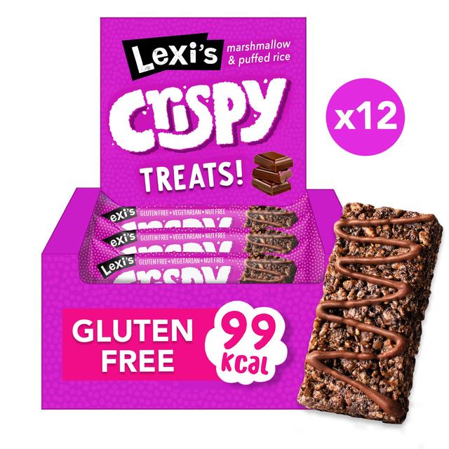 Lexi’s Gluten Free Crispy Treat, Triple Choc Delight Multipack, 12 x 25g