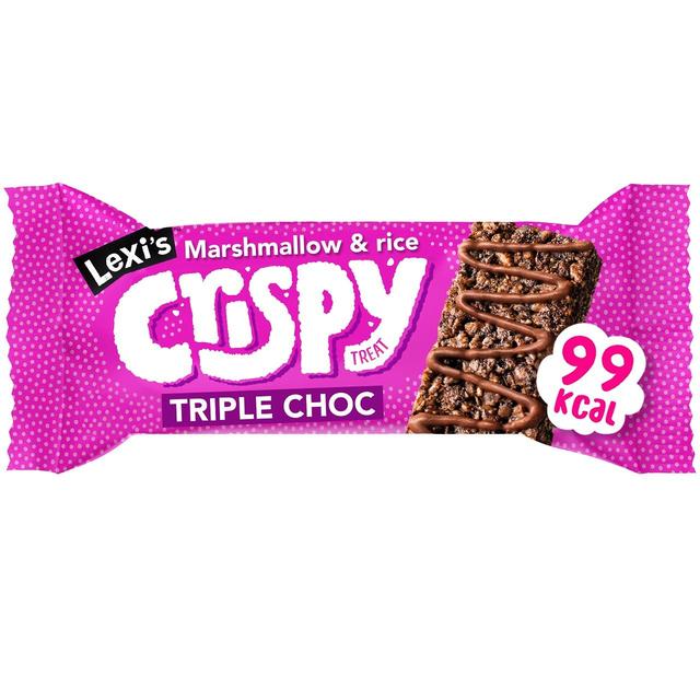 Lexi’s Gluten Free Crispy Treat, Triple Choc Delight Chocolate, 25g