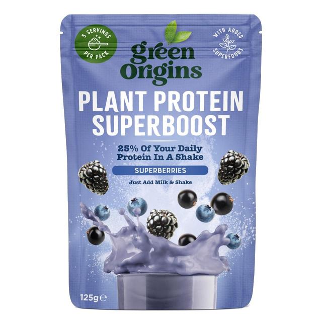 Green Origins Superboost Superberries Plant Protein Powder, 125g