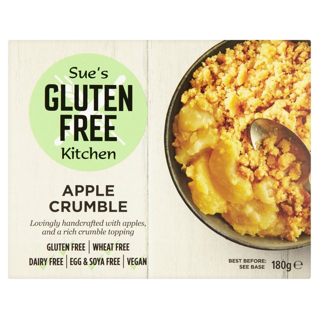 Sue’s Gluten Free Kitchen Vegan Apple Crumble, 180g