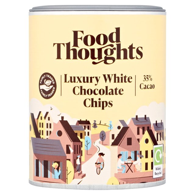 Food Thoughts Luxury White Chocolate Chips, 200g