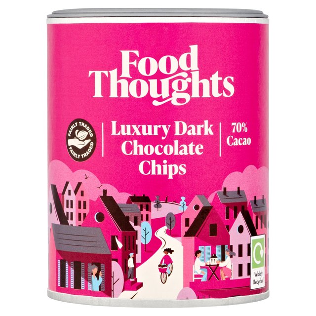 Food Thoughts Luxury Dark Chocolate Chips, 200g