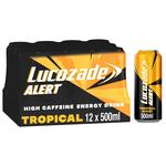 Lucozade Alert Tropical Burst Energy Drink Multipack
