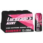 Lucozade Alert Cherry Blast Energy Drink Multipack