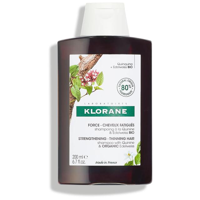 Klorane Shampoo With Quinine and Organic Edelweiss for Thinning Hair, 200ml