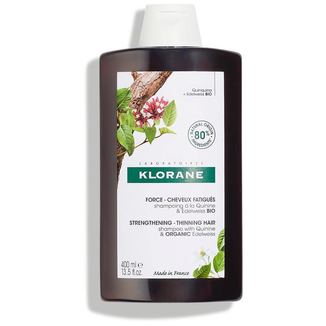 Klorane Shampoo With Quinine and Organic Edelweiss for Thinning Hair, 400ml