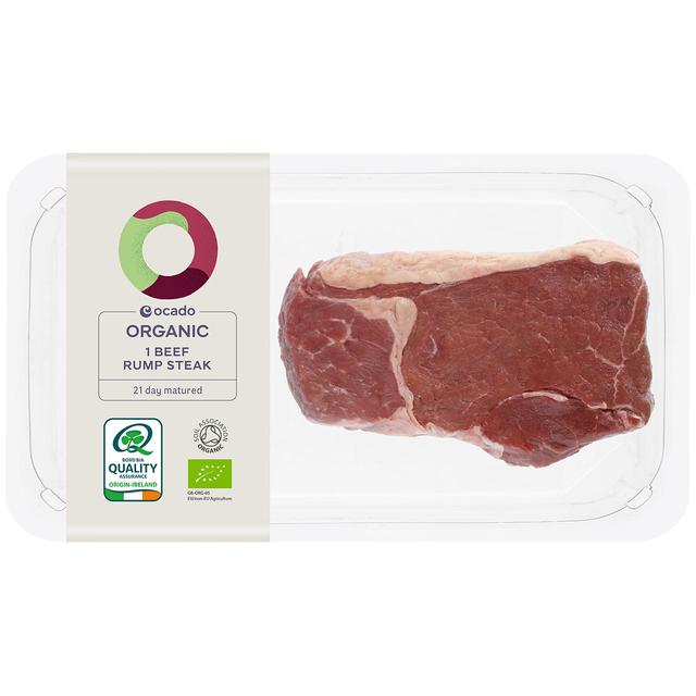 Ocado Organic 1 Beef Rump Steak, 225g