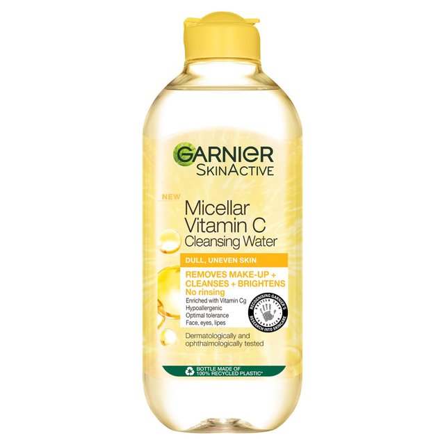 Garnier Micellar Vitamin C Water For Dull Skin Brightening Face Cleanser, 400ml
