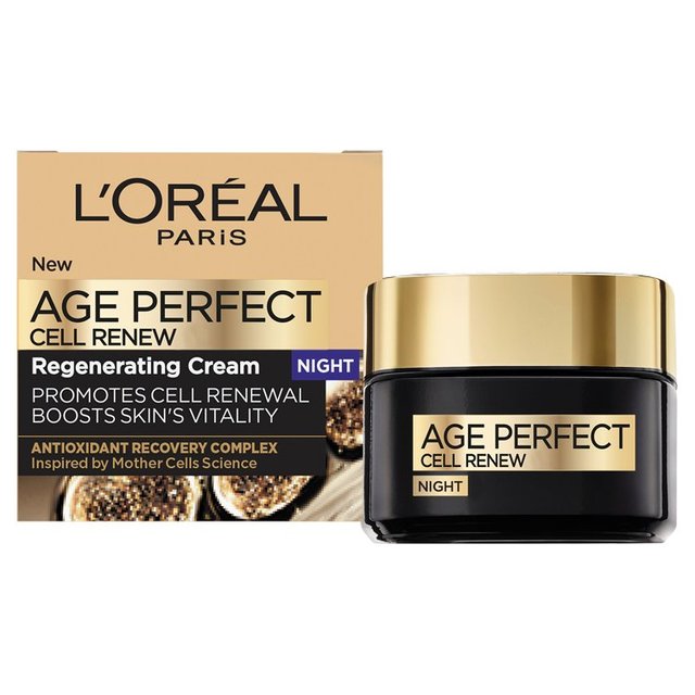 L’Oreal Paris Cell Renew Night Cream For Wrinkles, Firmness And Vitality, 50ml
