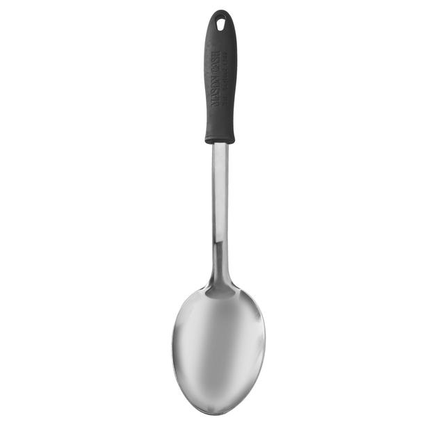 Mason Cash Silver Stainless Steel Essentials Solid Spoon, 33cm