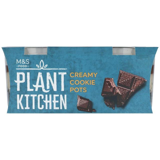 M & S Plant Kitchen 2 Creamy Cookie Pots, 160g