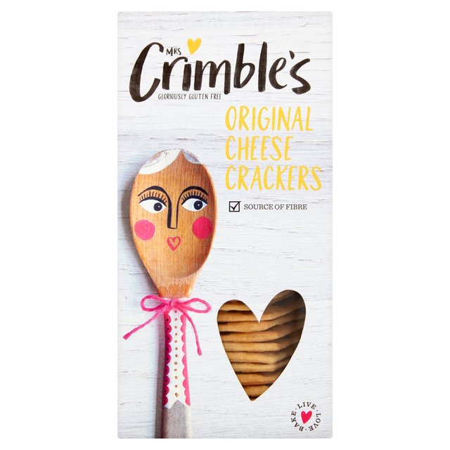 Mrs Crimble’s Gluten Free Cheese Crackers, 130g