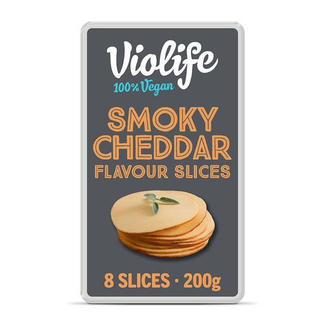 Violife Smoky Cheddar Flavour Slices, 200g