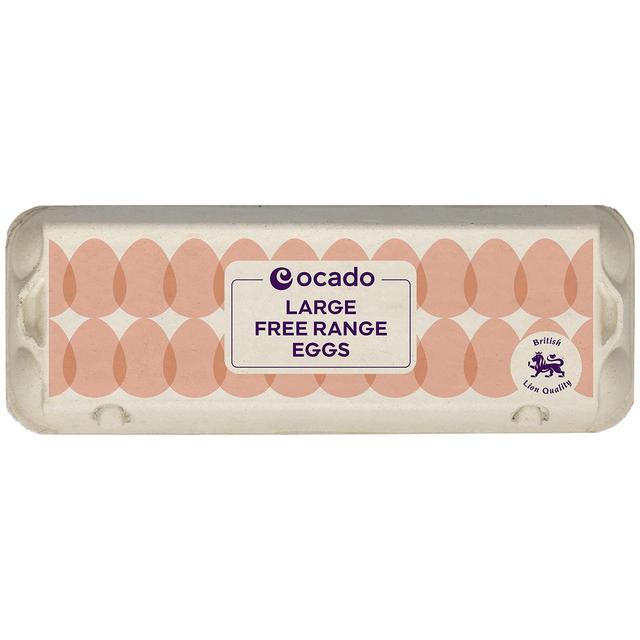 Ocado Large Free Range Eggs, 12 Per Pack