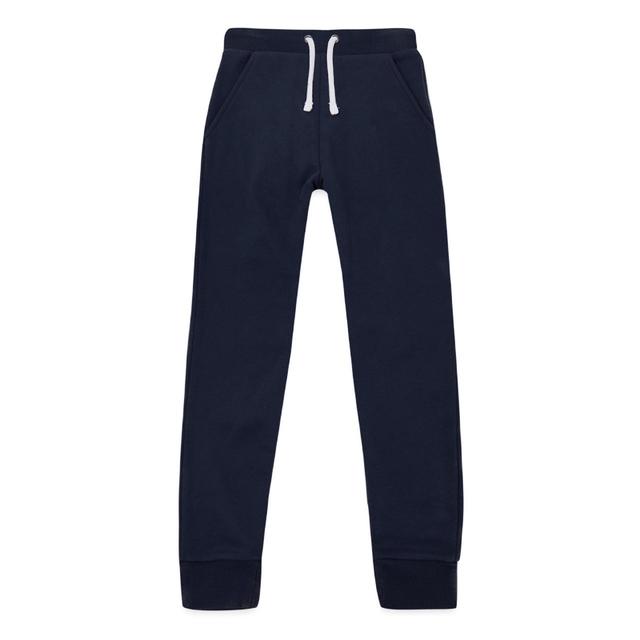 M & S Navy Blue Cotton Joggers, 6-7 Years