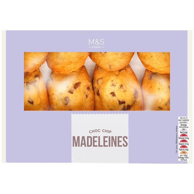 M & S Chocolate Chip Madeleines, 152g