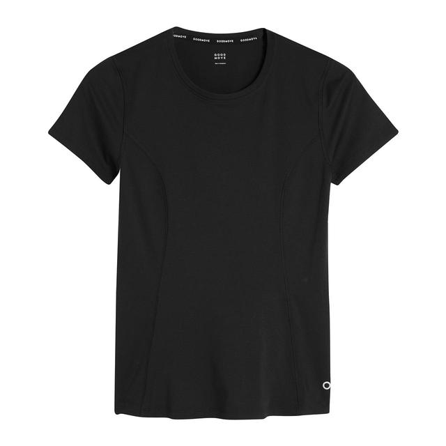 M & S Short Sleeve Fitted Tee, 8 Black