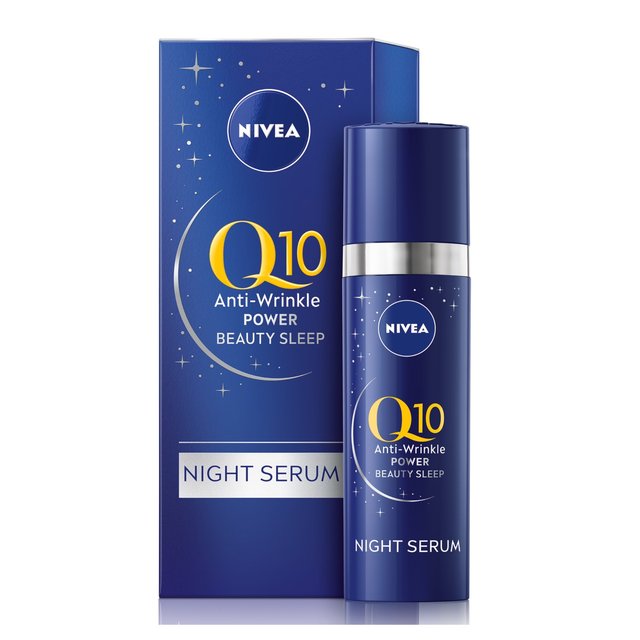 Nivea Q10 Power Anti-Wrinkle Ultra Recovery Night Face Serum, 30ml