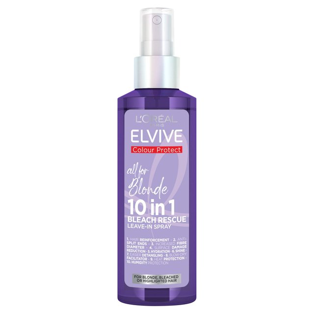 L’Oreal Elvive All for Blonde 10-in-1 Bleach Rescue Leave in Spray, 150ml