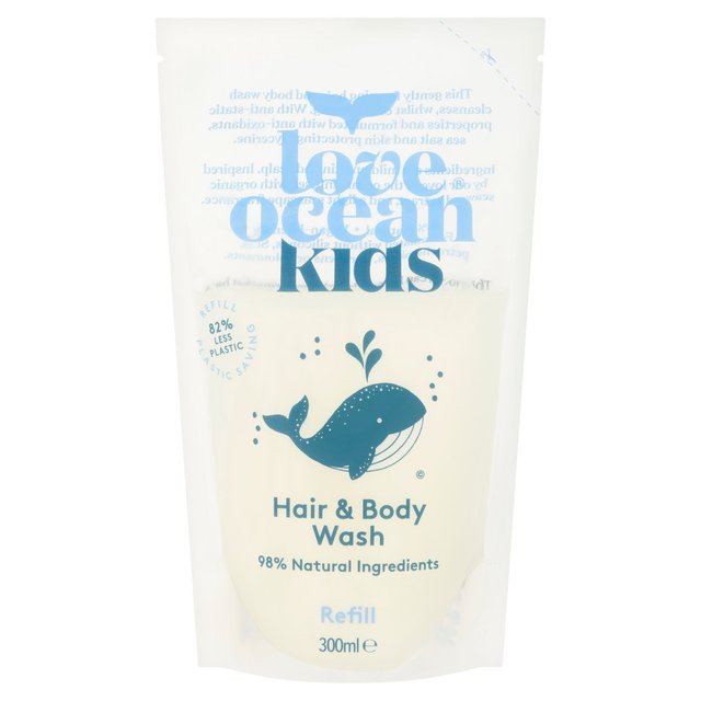 Love Ocean Hair & Body Wash Refill Pouch, 300ml