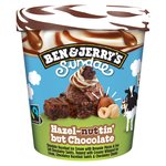 Ben & Jerry's Sundae Hazel-Nuttin' But Chocolate Ice Cream Tub