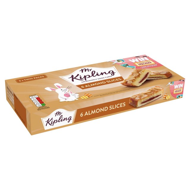 Mr Kipling Almond Slices, 6 Per Pack