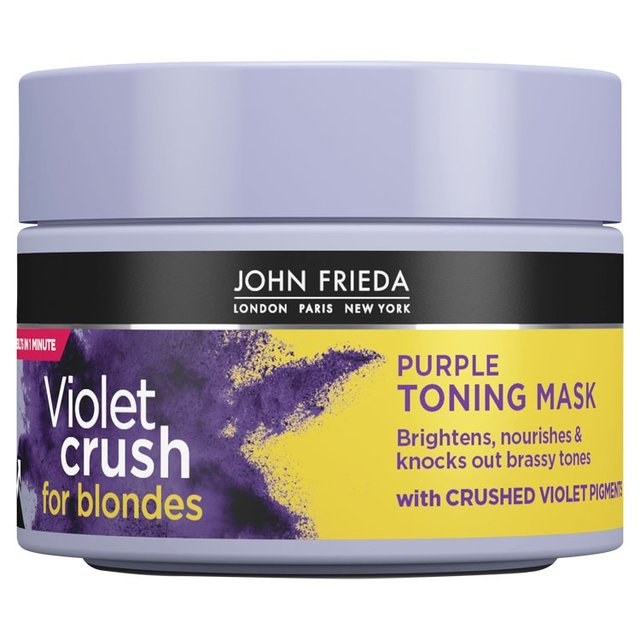 John Frieda Blonde Violet Crush Purple Toning Hair Mask, 250ml