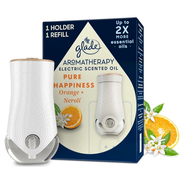 Glade Aromatherapy Electric Holder Pure Happiness Scented Oil, 20ml