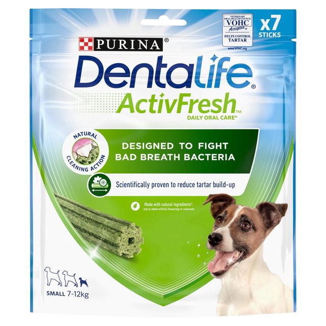 Dentalife ActivFresh Small Dog Treat Dental Stick, 7 Per Pack