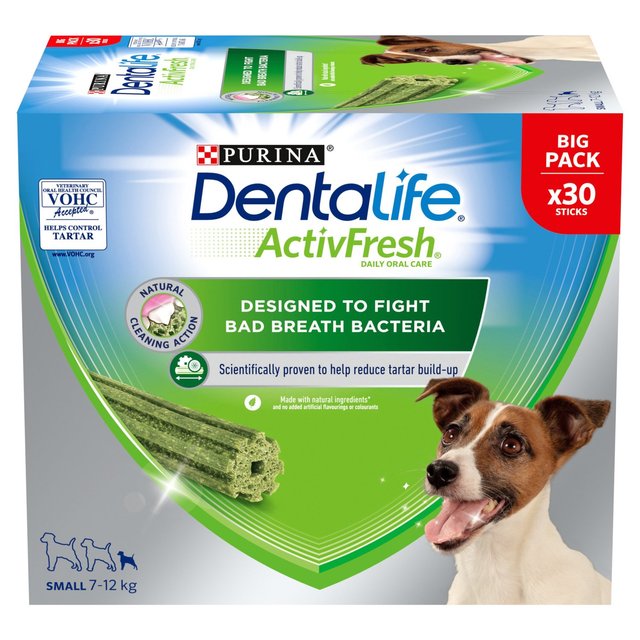 Dentalife ActivFresh Small Dog Treat Dental Stick, 30 Per Pack