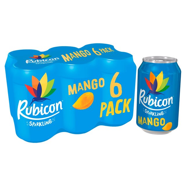 Rubicon Sparkling Mango, 6 x 330ml