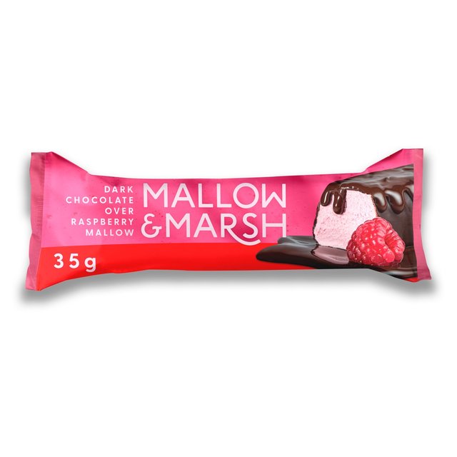 Mallow & Marsh Raspberry & 70% Dark Chocolate Marshmallow Bar, 35g