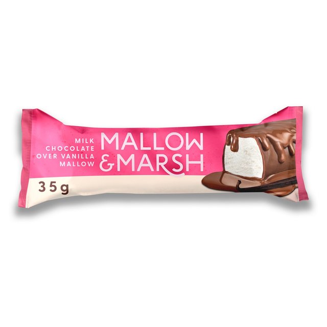 Mallow & Marsh Vanilla & Milk Chocolate Marshmallow Bar, 35g