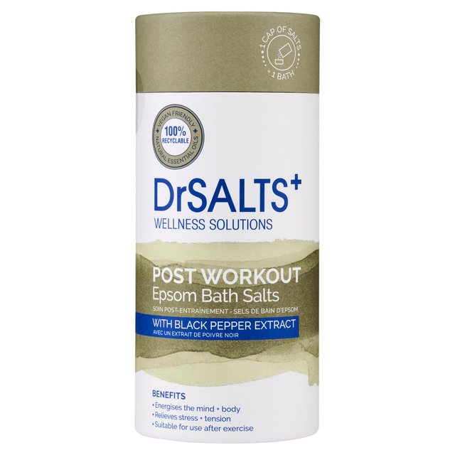 Dr Salts+ Post Workout Epsom Salts, 750g