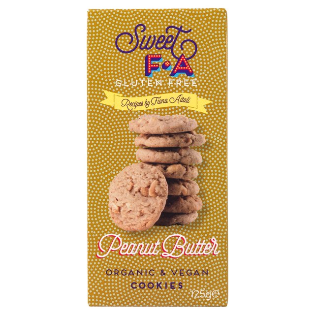 Sweet FA Gluten Free Peanut Butter Cookies, 125g
